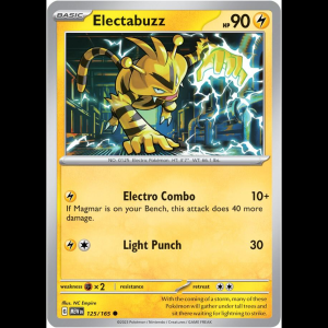 Pokemon TCG Electabuzz - Scarlet & Violet 151
