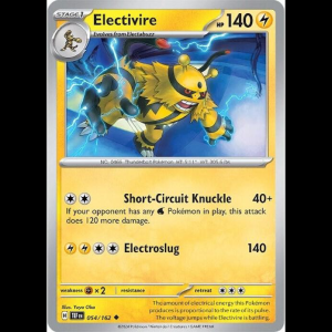 Pokemon TCG Electivire - Temporal Forces - Reverse Holofoil