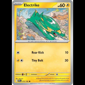 Pokemon TCG Electrike - 075/182 - Destined Rivals - Reverse Holofoil