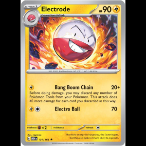 Pokemon TCG Electrode - Scarlet & Violet 151 - Holofoil