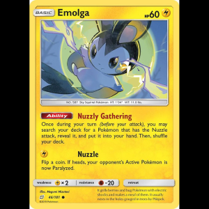 Pokemon TCG Emolga - SM - Team Up