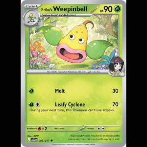 Pokemon TCG Erika's Weepinbell - Ascended Heroes