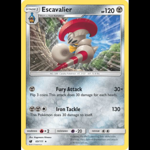 Pokemon TCG Escavalier - SM - Crimson Invasion