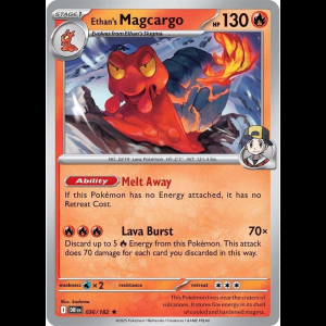 Pokemon TCG Ethan's Magcargo - Destined Rivals - Reverse Holofoil