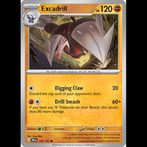 Pokemon TCG Excadrill - Surging Sparks