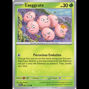 Pokemon TCG Exeggcute - 001/191 - Surging Sparks