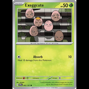 Pokemon TCG Exeggcute - 002/191 - Surging Sparks