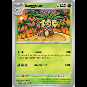 Pokemon TCG Exeggutor - Scarlet & Violet 151
