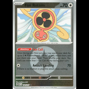 Pokemon TCG Fan Rotom - 171/217 (Energy Symbol Pattern) - Ascended Heroes - Reverse Holofoil