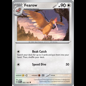 Pokemon TCG Fearow - Scarlet & Violet 151