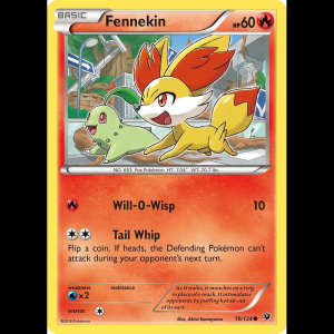 Pokemon TCG Fennekin (10) - XY - Fates Collide