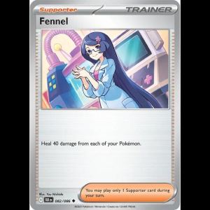 Pokemon TCG Fennel - Black Bolt - Reverse Holofoil