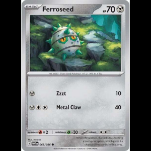 Pokemon TCG Ferroseed - White Flare
