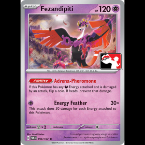 Pokemon TCG Fezandipiti ESP - Prize Pack Series Cards