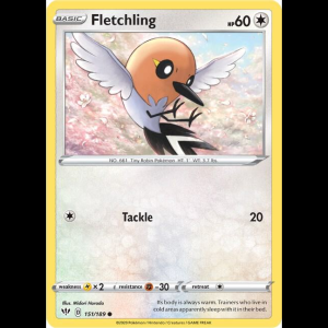 Pokemon TCG Fletchling - Darkness Ablaze