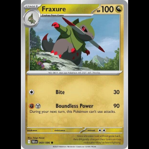 Pokemon TCG Fraxure - Black Bolt