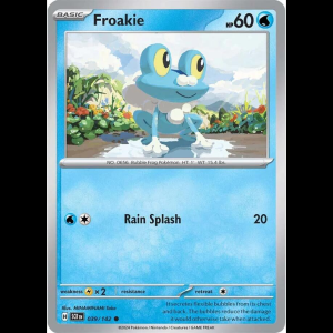 Pokemon TCG Froakie - Stellar Crown