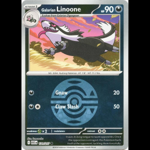 Pokemon TCG Galarian Linoone (Dusk Ball) - Ascended Heroes - Reverse Holofoil