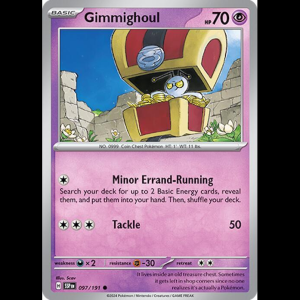 Pokemon TCG Gimmighoul - Surging Sparks - Reverse Holofoil
