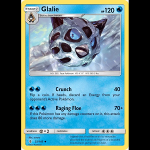 Pokemon TCG Glalie - SM - Guardians Rising