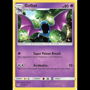 Pokemon TCG Golbat - SM Base Set