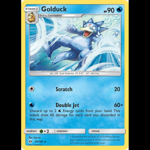 Pokemon TCG Golduck - SM Base Set