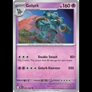Pokemon TCG Golurk - Black Bolt
