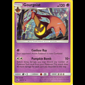 Pokemon TCG Gourgeist - SM - Crimson Invasion - Reverse Holofoil