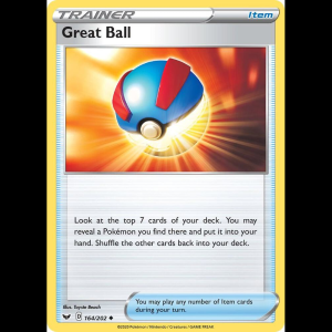 Pokemon TCG Great Ball - Sword & Shield Base Set
