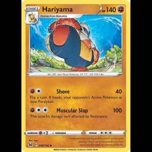 Pokemon TCG Hariyama - Lost Origin - Reverse Holofoil