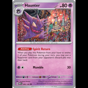 Pokemon TCG Haunter - Scarlet & Violet 151