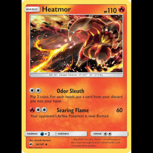 Pokemon TCG Heatmor - SM - Burning Shadows