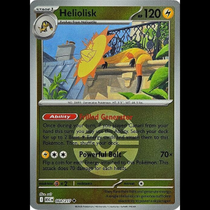 Pokemon TCG Heliolisk - 064/217 (Quick Ball) - Ascended Heroes - Reverse Holofoil