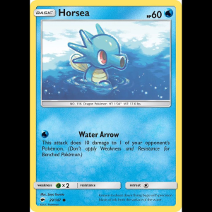 Pokemon TCG Horsea - SM - Burning Shadows