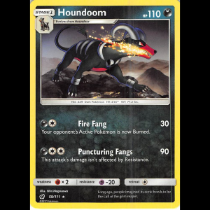 Pokemon TCG Houndoom - SM - Crimson Invasion