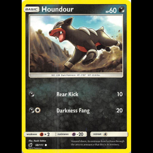 Pokemon TCG Houndour - SM - Crimson Invasion