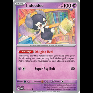 Pokemon TCG Indeedee - Surging Sparks