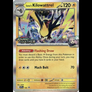 Pokemon TCG Iono's Kilowattrel - 182 (Prerelease) - Scarlet & Violet Promo Cards - Holofoil