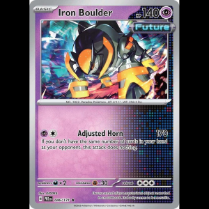 Pokemon TCG Iron Boulder - Prismatic Evolutions - Holofoil