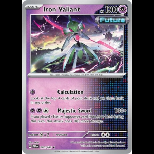 Pokemon TCG Iron Valiant - 080/162 - Temporal Forces - Holofoil