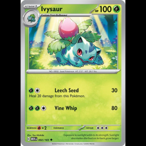 Pokemon TCG Ivysaur - 002/165 - Scarlet & Violet 151