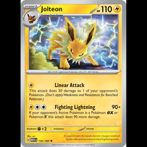 Pokemon TCG Jolteon - Scarlet & Violet 151 - Holofoil