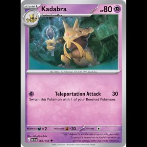 Pokemon TCG Kadabra - Scarlet & Violet 151