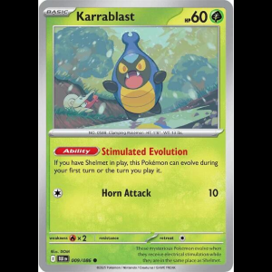 Pokemon TCG Karrablast - Black Bolt - Reverse Holofoil