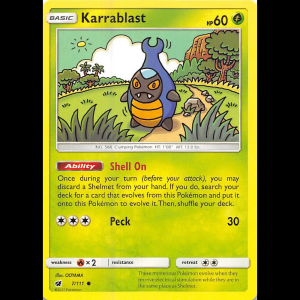 Pokemon TCG Karrablast - SM - Crimson Invasion