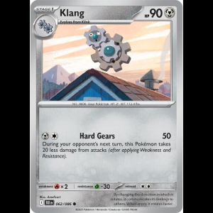 Pokemon TCG Klang - Black Bolt - Reverse Holofoil