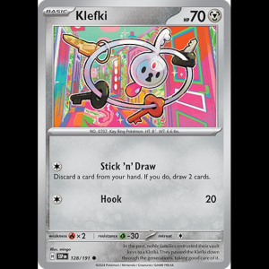 Pokemon TCG Klefki - Surging Sparks - Reverse Holofoil