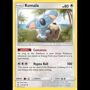 Pokemon TCG Komala - SM - Guardians Rising