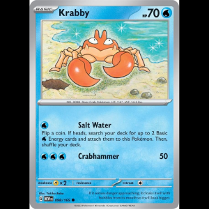 Pokemon TCG Krabby - Scarlet & Violet 151 - Reverse Holofoil