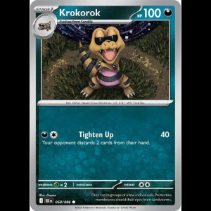 Pokemon TCG Krokorok - Black Bolt